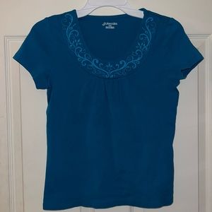 ST. johns Bay blue top, size small